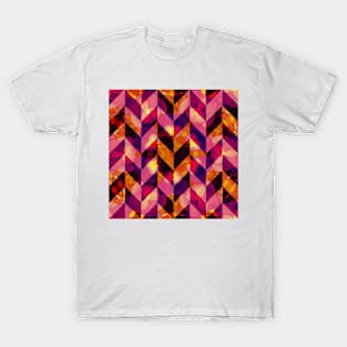 Floral Herringbone T-Shirt